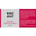 Binz + Bratt Pinot Noir Cabernet Sauvignon 2007 Front Label