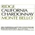 Ridge Monte Bello Chardonnay 2006 Front Label