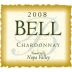 Bell Wine Cellars Chardonnay 2008 Front Label