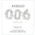 Bodega Aniello 006 Merlot 2015 Front Label