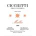 Bodega Cicchitti Gran Reserva Malbec 2008 Front Label