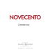Bodega Dante Robino Mendoza Novecento Chardonnay 2012 Front Label