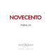 Bodega Dante Robino Novecento Malbec 2012 Front Label