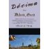 Bodega Decima Ribeira Sacra 2014 Front Label