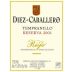 Bodega Diez - Caballero Reserva 2001 Front Label