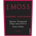 J. Moss Spicer Vineyard Cabernet Sauvignon 2005 Front Label