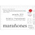 Bodega Maranones Maranones 2013 Front Label