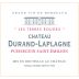 Chateau Durand-Laplagne Puisseguin Saint-Emilion Les Terres Rouges (375ML half-bottle) 2016 Front Label