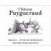 Chateau Puygueraud 2016 Front Label