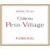 Chateau Petit Village 2016 Front Label