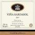 Bodegas Alconde Vina Sardasol Tempranillo 2007 Front Label