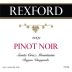 Rexford Regan Vineyard Pinot Noir 2009 Front Label