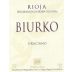 Bodegas Biurko Gorri Biurko Graciano 2010 Front Label