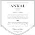 Bodegas Briego Ankal Reserva 2009 Front Label