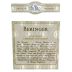 Beringer Private Reserve Cabernet Sauvignon 1996 Front Label
