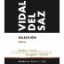 Bodegas del Saz Vidal del Saz Seleccion Blanco 2014 Front Label