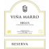 Bodegas Domeco de Jarauta Vina Marro Reserva 2003 Front Label
