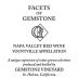 Gemstone Vineyard Facets Of Gemstone Estate Red Blend 2001 Front Label