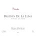 Forjas del Salnes Bastion de la Luna 2011 Front Label