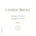 Lambert Bridge Cabernet Franc 2011 Front Label