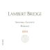 Lambert Bridge Merlot 2011 Front Label
