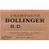 Bollinger R.D. Extra Brut (1.5 Liter Magnum) 1988 Front Label