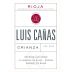 Bodegas Luis Canas Crianza 2014 Front Label