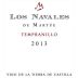 Bodegas Martue Los Navales de Martue Tempranillo 2013 Front Label