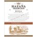 Hazana Rioja Tradicion 2014 Front Label