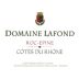 Domaine Lafond Cotes du Rhone Roc-Epine 2015 Front Label