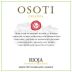 Bodegas Osoti Crianza 2013 Front Label