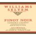 Williams Selyem Sonoma County Pinot Noir 2001 Front Label