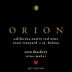 Sean Thackrey Orion Red Blend 2003 Front Label