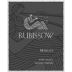 Rubissow Merlot 2013 Front Label