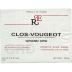 Rene Engel Clos Vougeot Grand Cru 1995 Front Label