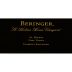 Beringer St. Helena Home Vineyard Cabernet Sauvignon 1999 Front Label