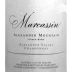 Marcassin Alexander Estate Upper Barn Chardonnay (torn label) 2000 Front Label