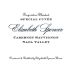 Elizabeth Spencer Special Cuvee Cabernet Sauvignon 2001 Front Label