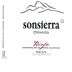 Bodegas Sonsierra Crianza 2012 Front Label