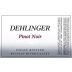 Dehlinger Estate Pinot Noir 1999 Front Label