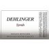 Dehlinger Estate Syrah 1997 Front Label