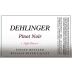 Dehlinger High Plains Pinot Noir 1999 Front Label
