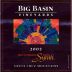 Big Basin Rattlesnake Rock Syrah 2002 Front Label