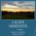 Lagier Meredith Syrah 2001 Front Label
