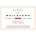 Baileyana El Pico Pinot Noir 2007 Front Label