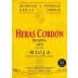 Bodegas y Vinedos Heras Cordon Reserva 2005 Front Label