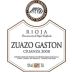 Bodegas Zuazo Gaston Rioja Crianza 2008 Front Label