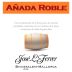 Bodegues Jose L. Ferrer Anada Roble 2012 Front Label