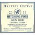 Hitching Post Hartley Ostini Gen Red 2014 Front Label
