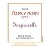 RoxyAnn Tempranillo 2009 Front Label